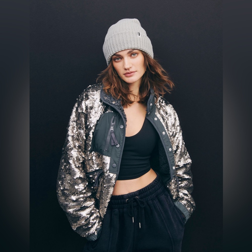 FP Movement Hit The Slopes Sequin Jacket Shadow